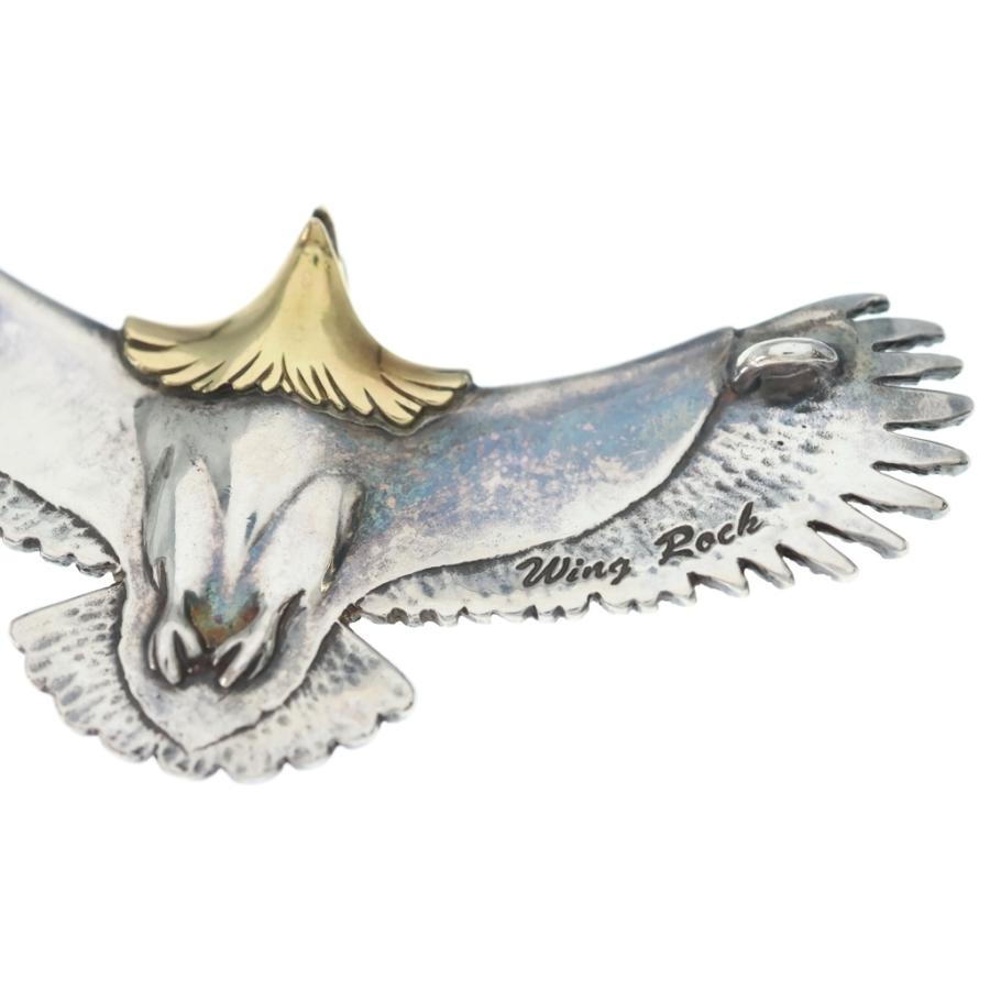 WINGROCK ウィングロック SV925 ネックレス　シルバー WING ROCK ウィングロック Eagle Pendant top Diamond-L 両目ダイヤ