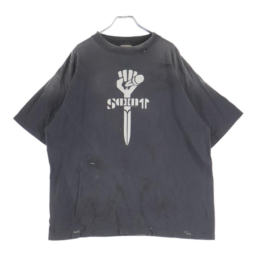 SAINT MICHAEL セントマイケル 25AW SS TEE FIST ダメージ加工 半袖T