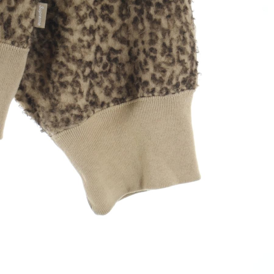 SUPREME シュプリーム 24AW Pilled Zip Up Hooded Sweatshirt Cheetah パイルド ジップアップフーディー スウェットパーカー チーター レオパード ベージュ Supreme（シュプリーム） 24AW パイルド ジップアップフーディー