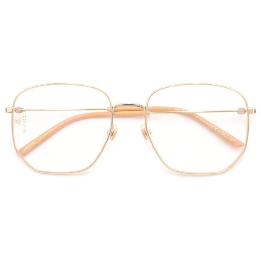 GUCCI（グッチ） スクエアフレームメタルサングラス 眼鏡 アイウェア