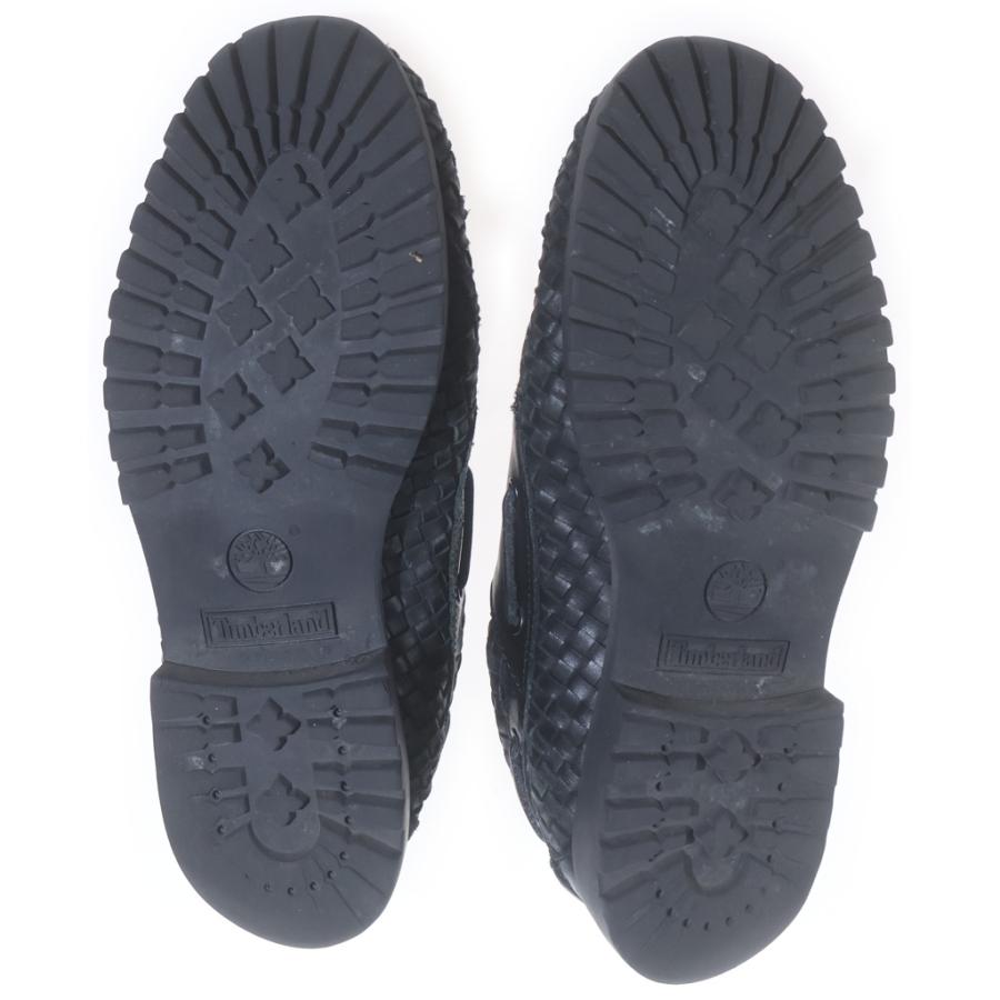 SUPREME シュプリーム 22AW ×Timberland Woven 3-Eye Lug Shoe ウーブン 3アイ ラグ シューズ ブラック