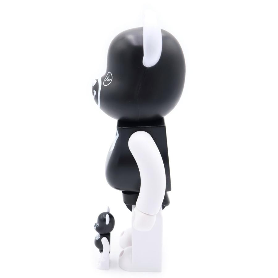 MEDICOM TOY メディコムトイ BE@RBRICK × Freemasonry × Fragment 100% & 400% ベアブリック フィギュア 人形 ブラック/ホワイト MEDICOM TOY（メディコム・トイ） BE@RBRICK × Freemasonry × Fragment