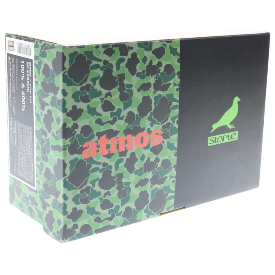 MEDICOM TOY（メディコム・トイ） BE@RBRICK × atmos × STAPLE 100