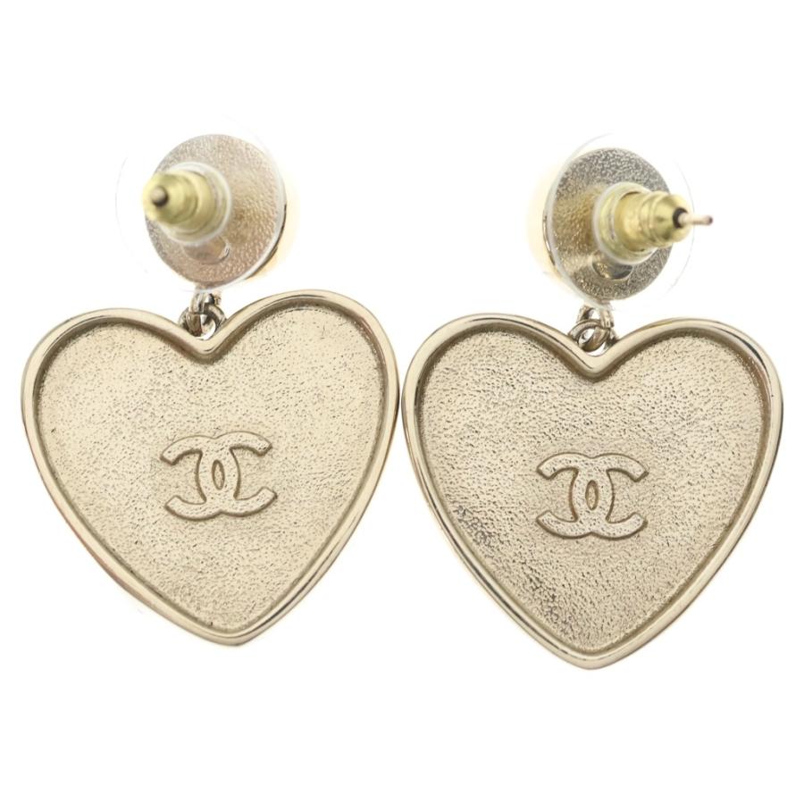 CHANEL（シャネル） ココマーク No.5 ハート ピアス レディース ピンク