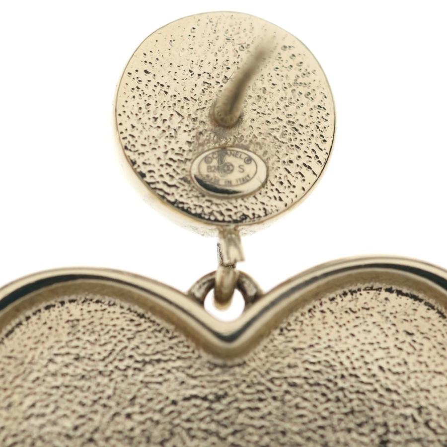 CHANEL ピアス　05 レア　美品　正規品　ハート　ピンク　ゴールド CHANEL（シャネル） ココマーク No.5 ハート ピアス レディース ピンク