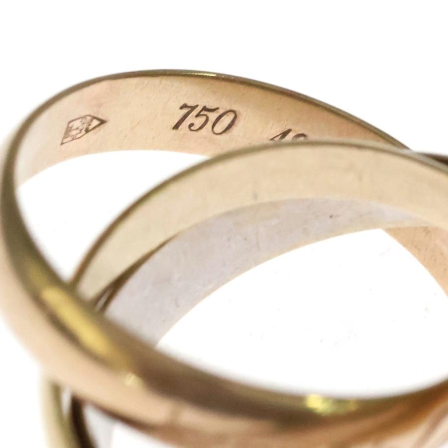 Cartier（カルティエ） トリニティ リング 3連 Au750 ゴールド