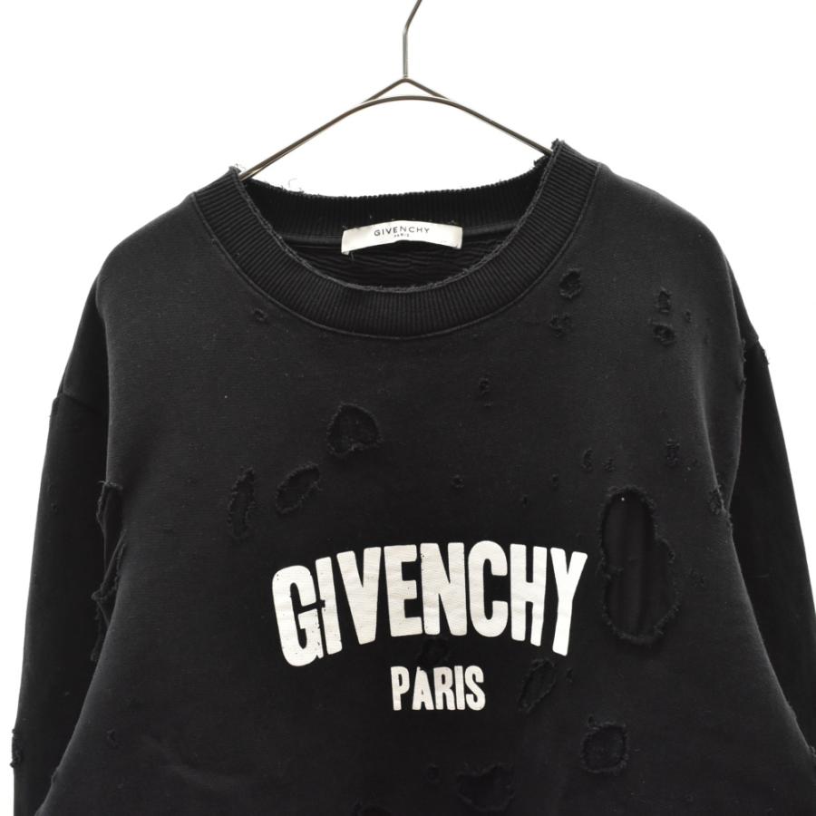 ジバンシー GIVENCHY デストロイドロゴ スウェット 平子理沙着 