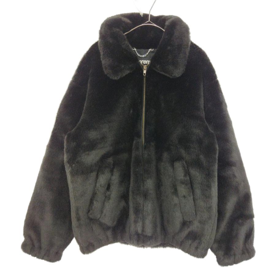 シュプリーム 17SS Faux Fur Bombur Jacketファーボンバージャケット 