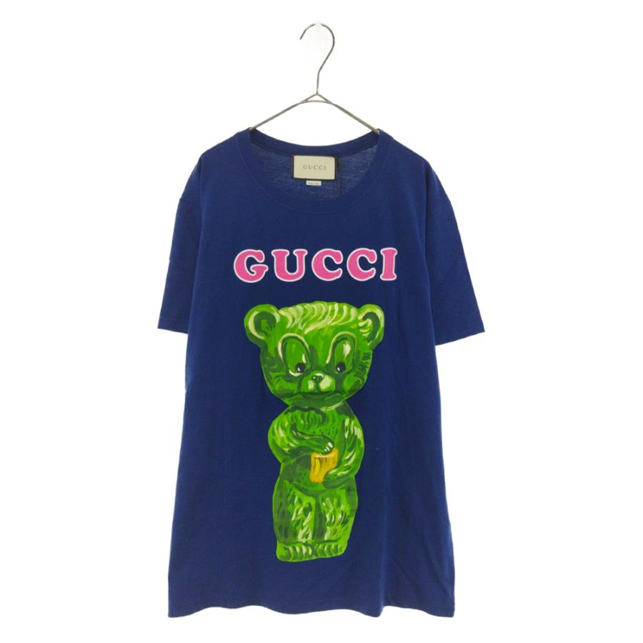 グッチ 18SS GUMMIES BEAR TEE 492347 X3P11 グミベアープリント半袖T