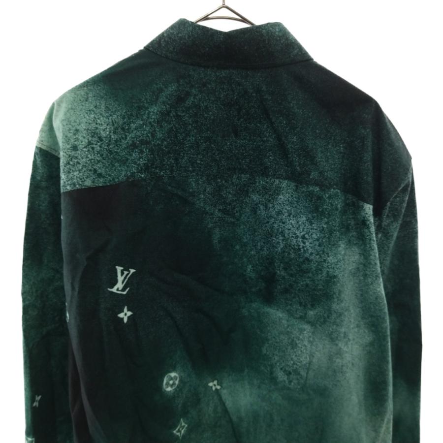 ルイヴィトン 23SS ロングスリーブモノグラムグラフィック長袖シャツ 