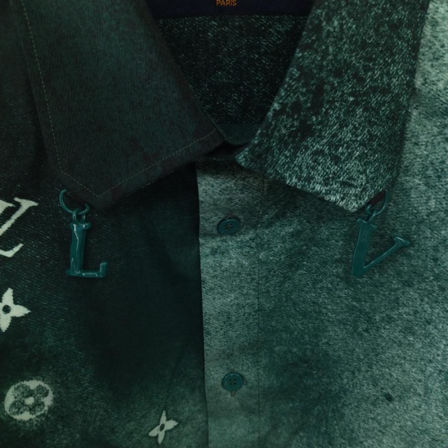 ルイヴィトン 23SS ロングスリーブモノグラムグラフィック長袖シャツ  