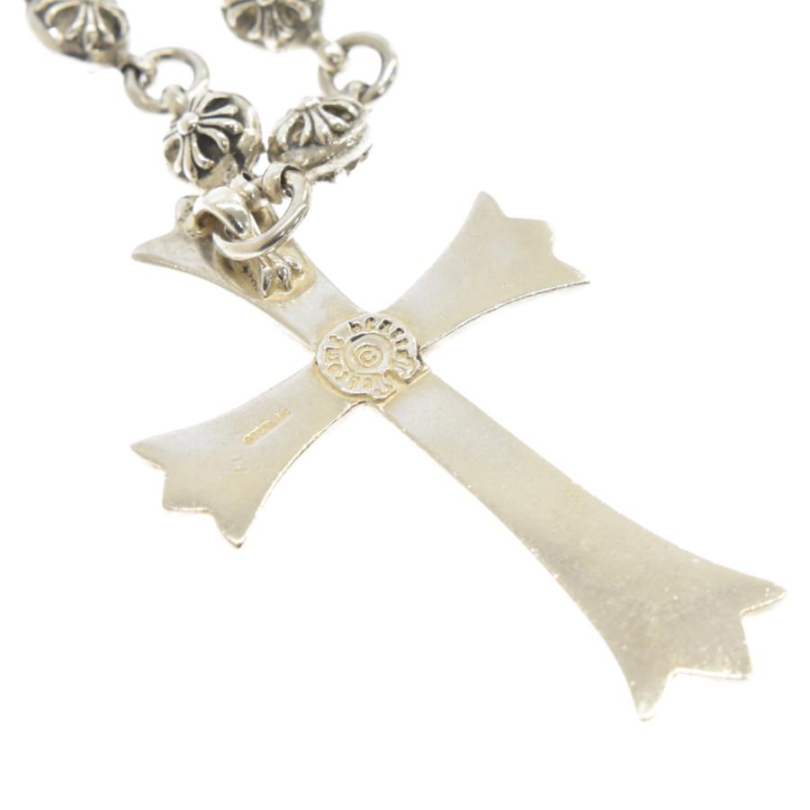 ネックレス ラージクロス ボールチェーン シルバー925 CHROME HEARTS クロムハーツ #1 クロスボールチェーン ラージCH