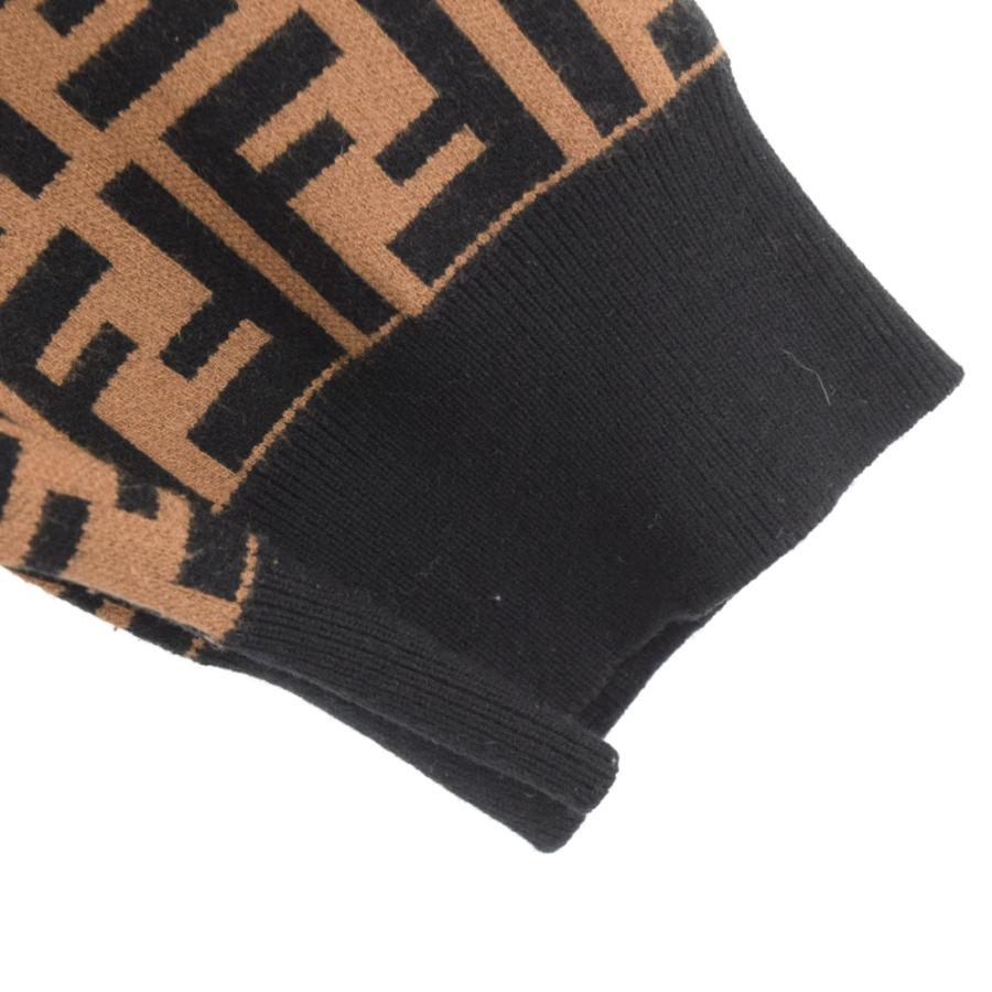 FENDI フェンディ ズッカ柄ニットロングワンピース FZD753 A5QG FENDI フェンディ ズッカ柄ニットロングワンピース FZD753 A5QG