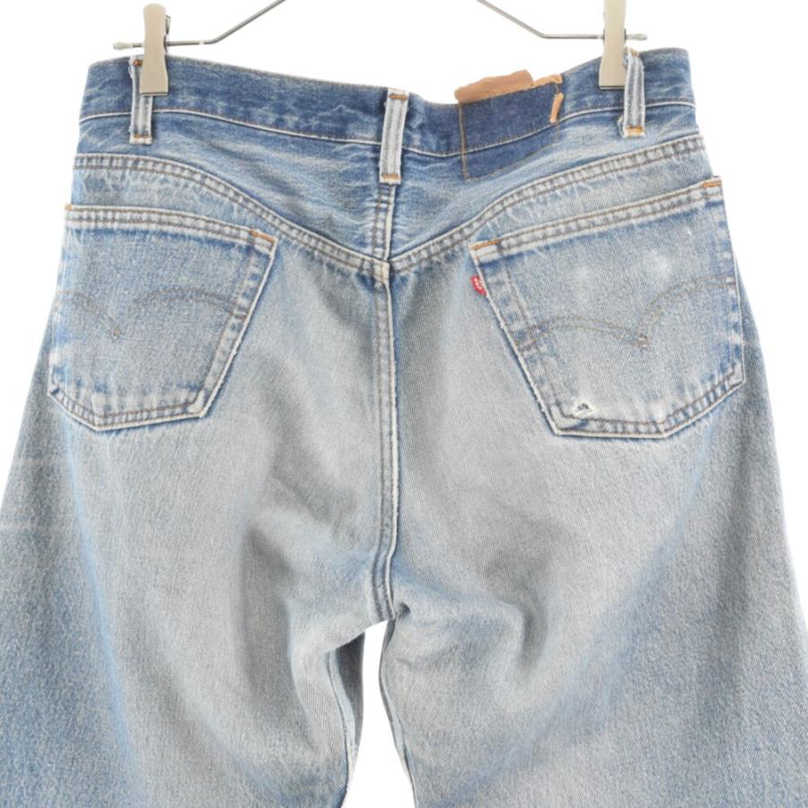 VETEMENTS ヴェトモン 17AW×LEVI'S 再構築ロゴ刺繍デニムパンツ VETEMENTS ヴェトモン 17AW×LEVI'S 再構築ロゴ刺繍デニムパンツ