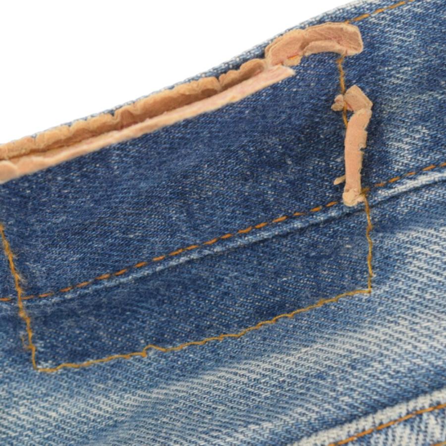 VETEMENTS ヴェトモン 17AW×LEVI'S 再構築ロゴ刺繍デニムパンツ VETEMENTS ヴェトモン 17AW×LEVI'S 再構築ロゴ刺繍デニムパンツ