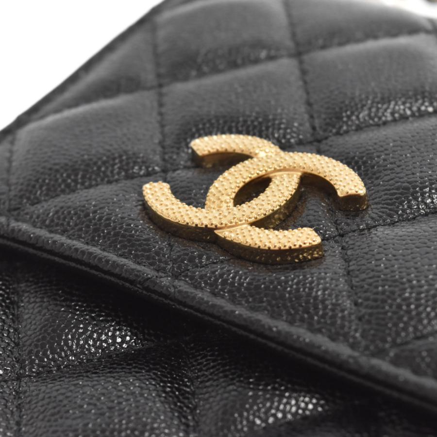 CHANEL シャネル マトラッセチェーンショルダースマートフォン CHANEL シャネル マトラッセチェーンショルダースマートフォン