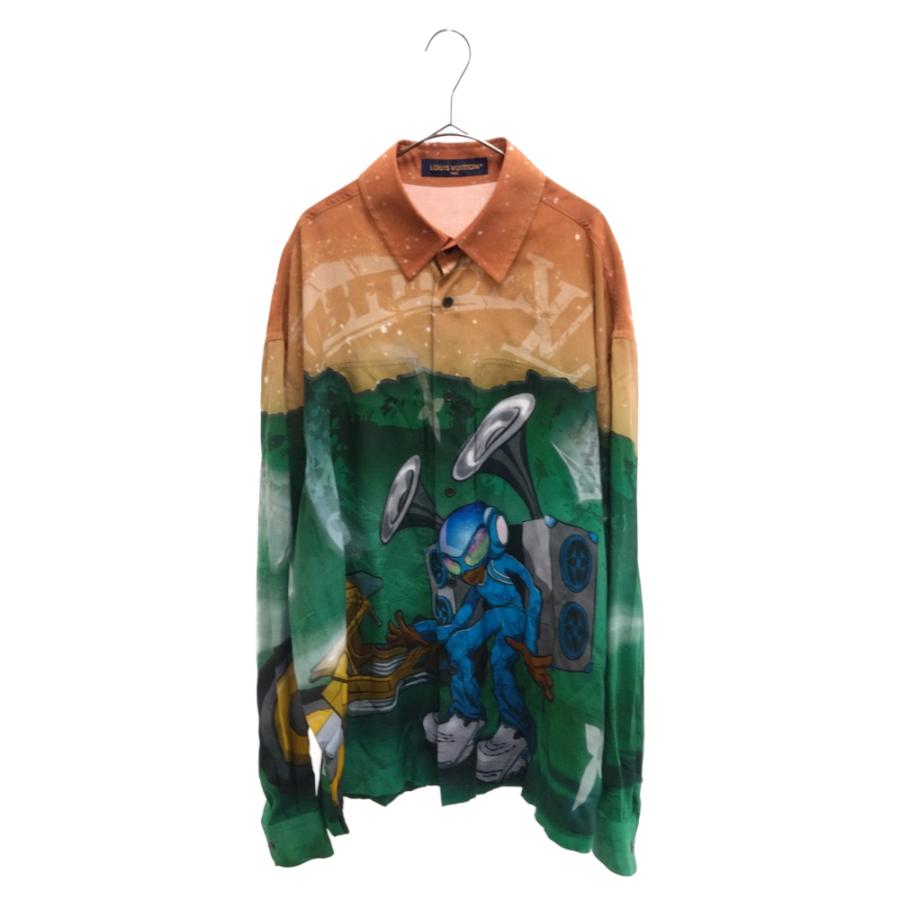 LOUIS VUITTON ルイヴィトン 23AW スピーカーマンプリントボタンフライ 