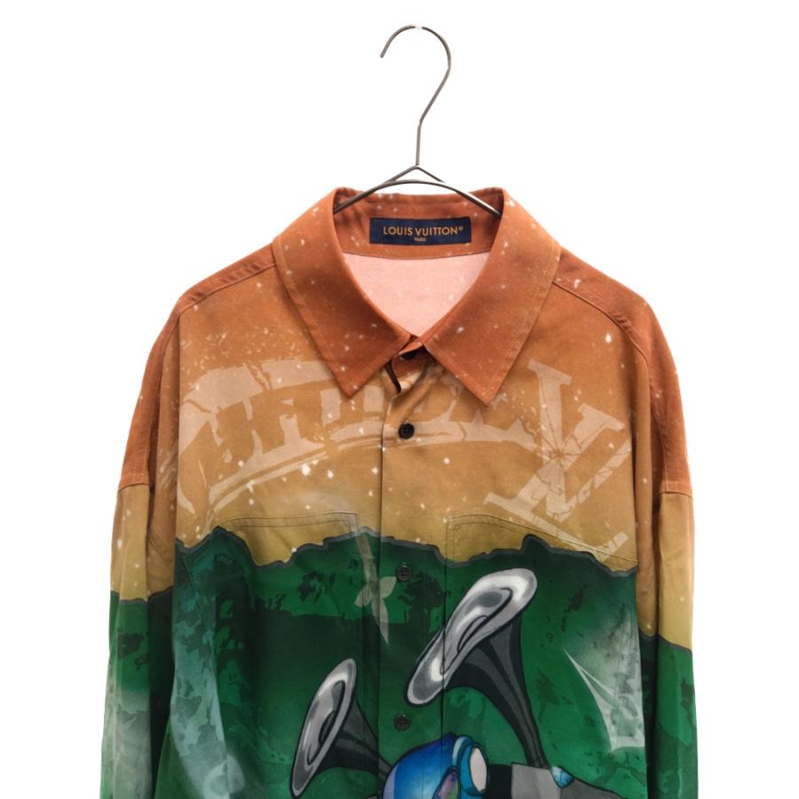 LOUIS VUITTON ルイヴィトン 23AW スピーカーマンプリントボタンフライ 