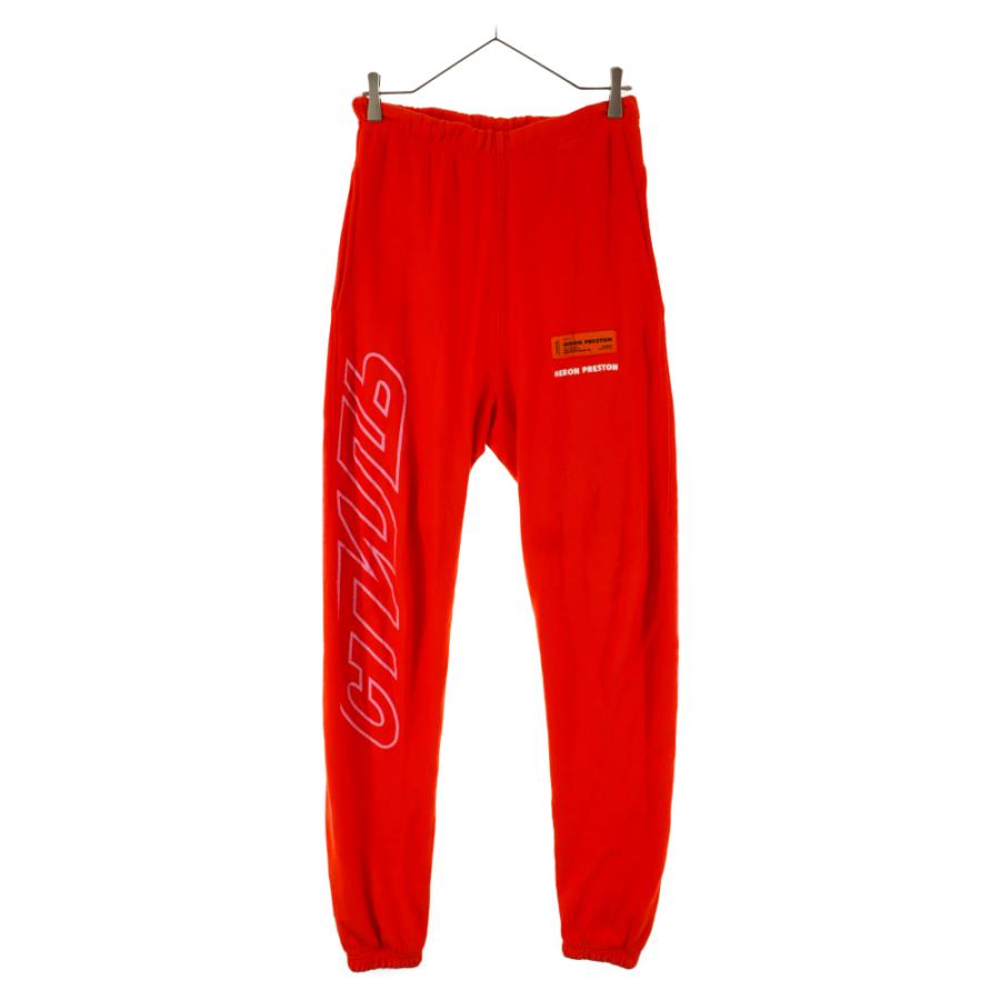 HERON PRESTON ヘロンプレストン ロゴ刺繍スウェットパンツ