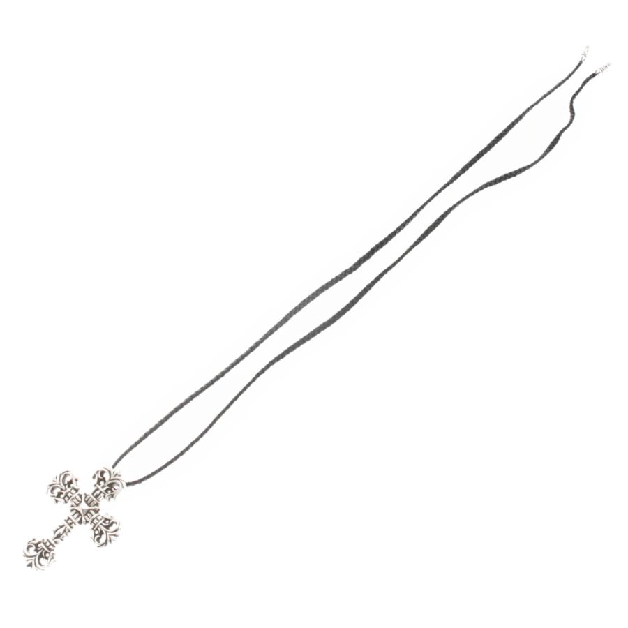 クロムハーツ　フィリグリークロス スモール レザーブレイドネックレス シルバー クロムハーツ フィリグリークロス スモール ネックレス 925 92.5