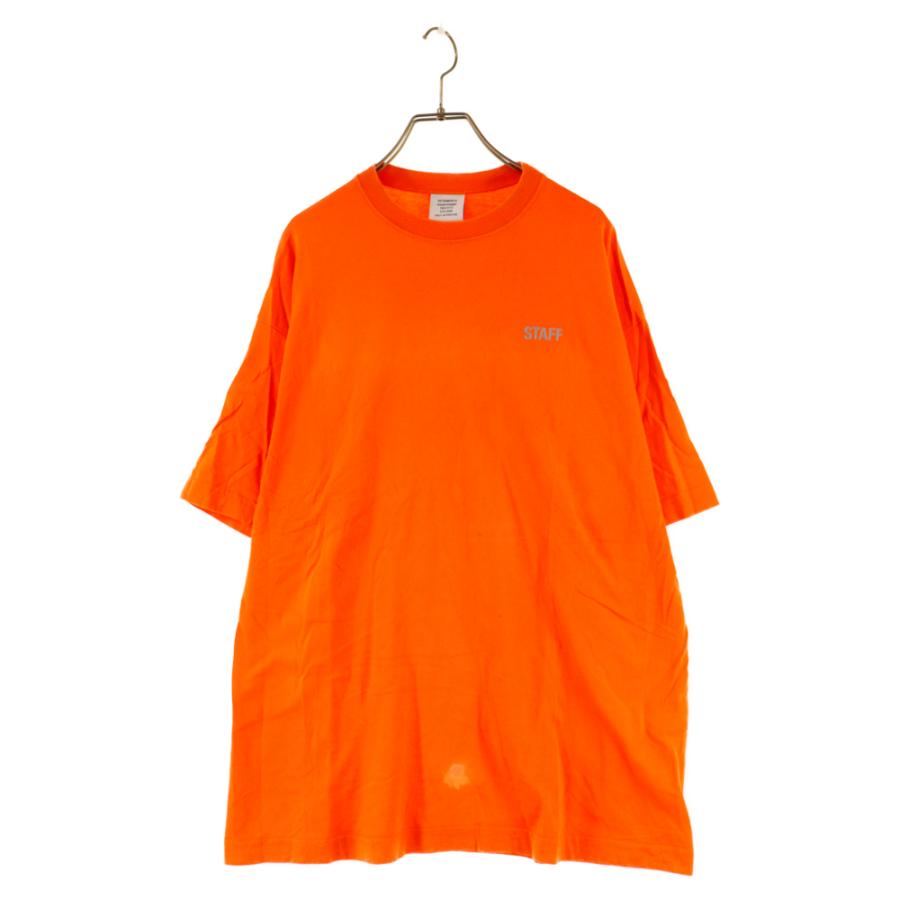 VETEMENTS ヴェトモン 18SS Staff Reflector Tee リフレクタープリント  