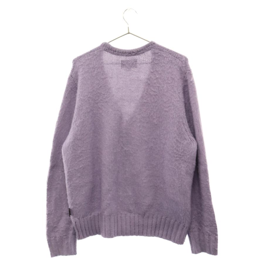 Stussy Shaggy Cardigan シャギーカーディガンPurple