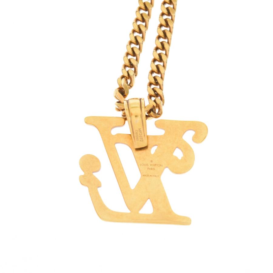 LOUIS VUITTON ルイヴィトン×NIGO 20AW Collier Squared LV Gold