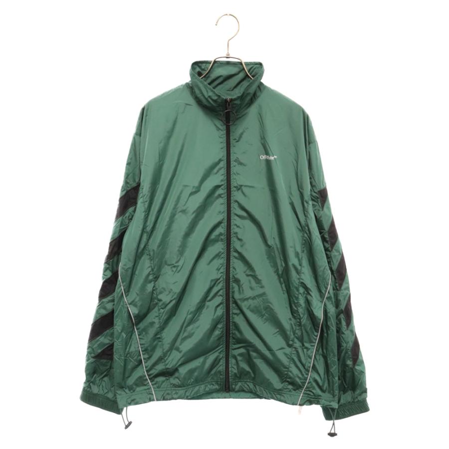 OFF-WHITE オフホワイト ナイロン トラックジャケット フロント OFF-WHITE オフホワイト ナイロン トラックジャケット フロント