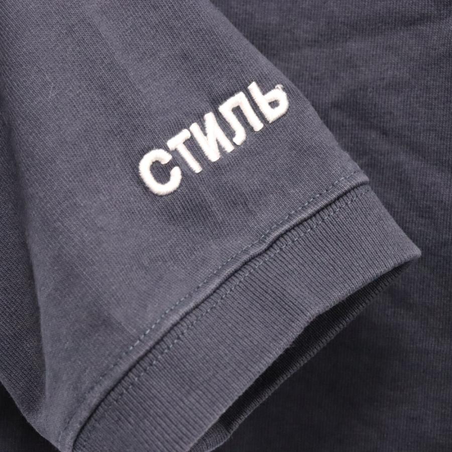 HERON PRESTON（ヘロンプレストン） 20AW モックネックロゴ刺繍長袖T