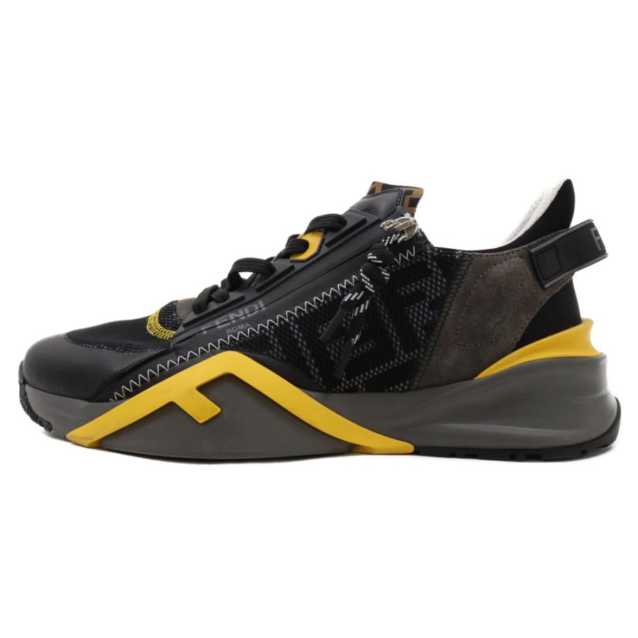 FENDI（フェンディ） FLOW フロー サイドジップ ローカットスニーカー 