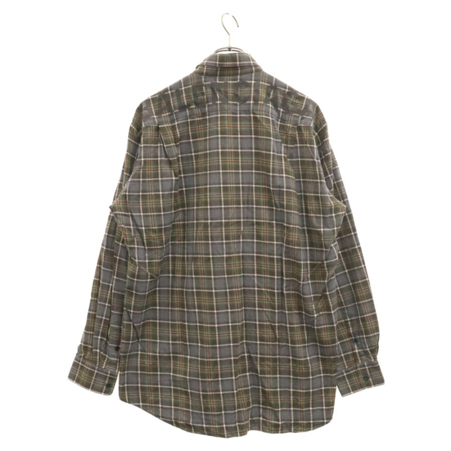 BALENCIAGA（バレンシアガ） 18AW Oversized Check Shirt バックロゴ 