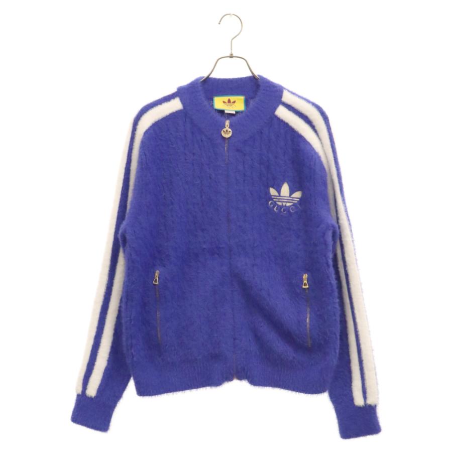 GUCCI（グッチ） ×adidas Wool Jacket Blue アディダス サイドライン