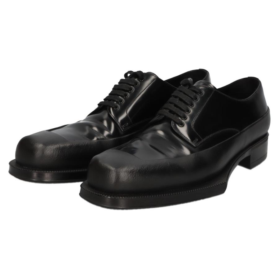 PRADA（プラダ） ブラッシュドレザー ダービーシューズ レースアップ