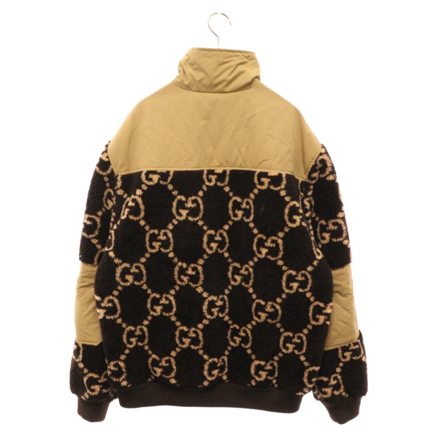 GUCCI グッチ 24SS GGジャガードハーフジップジャケット 総柄GGロゴ 