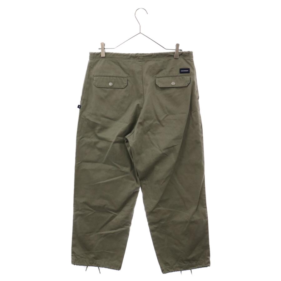 パンツ descendant 21aw dozer satin trousers DESCENDANT/DOZER SATIN TROUSERS (OLIVE DRAB)