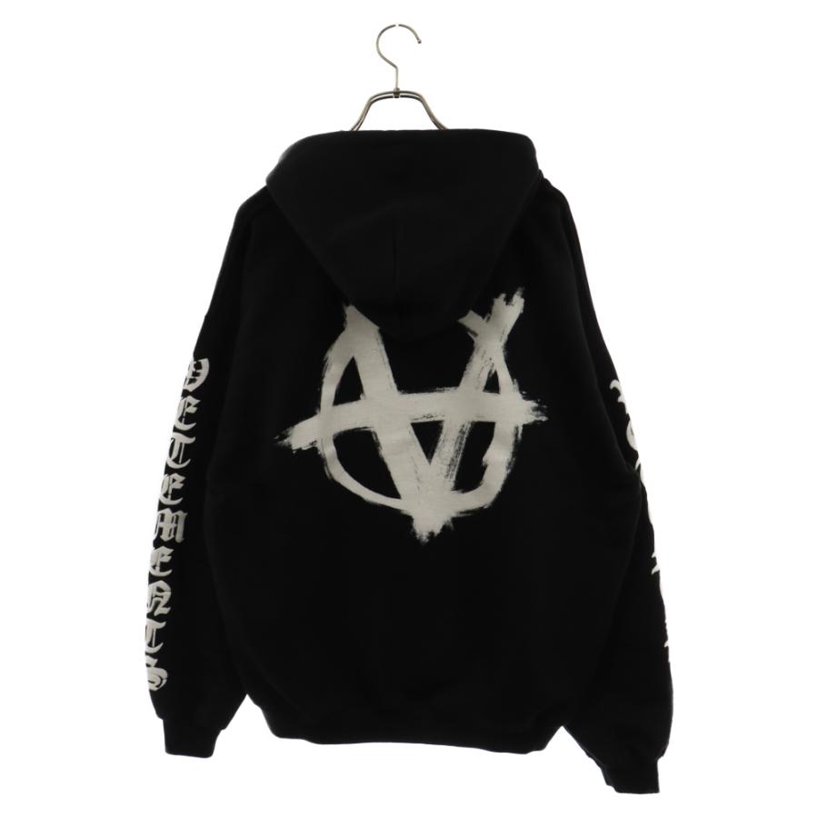 VETEMENTS ヴェトモン 23SS DOUBLE ANARCHY LOGO Hoodie