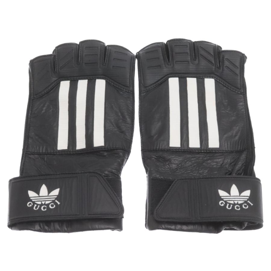 GUCCI グッチ 23AW ×adidas アディダス レザーグローブ 手袋 GUCCI グッチ 23AW ×adidas アディダス レザーグローブ 手袋