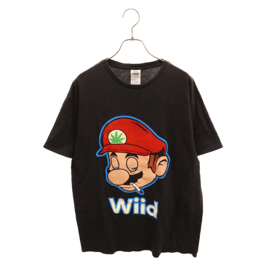 VINTAGE ヴィンテージ 00s Wiid TEE Wii PARODY ウィードフロントロゴ 