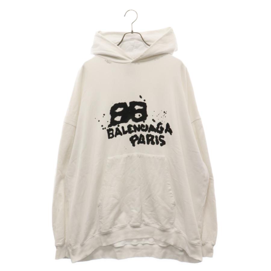 BALENCIAGA バレンシアガ 23SS Hand Drawn BB Icon Hoodie Large BALENCIAGA バレンシアガ 23SS Hand Drawn BB Icon Hoodie Large