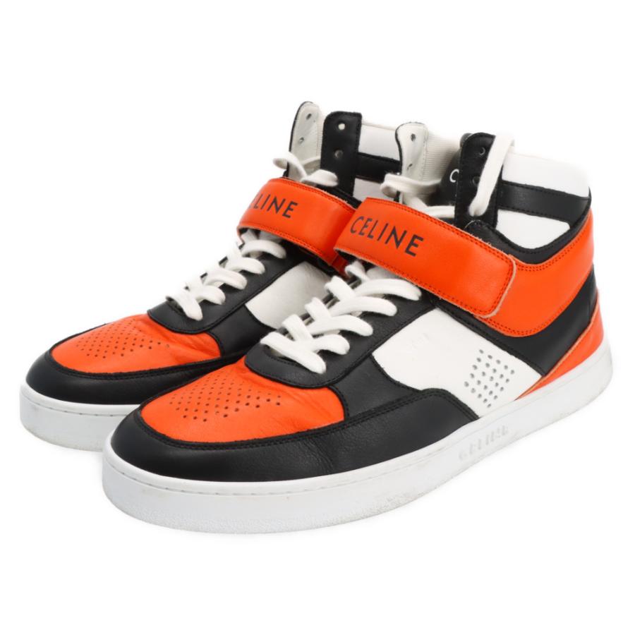 CELINE レザースニーカー CELINE（セリーヌ） CT03 ベルクロストラップ レザーハイカット