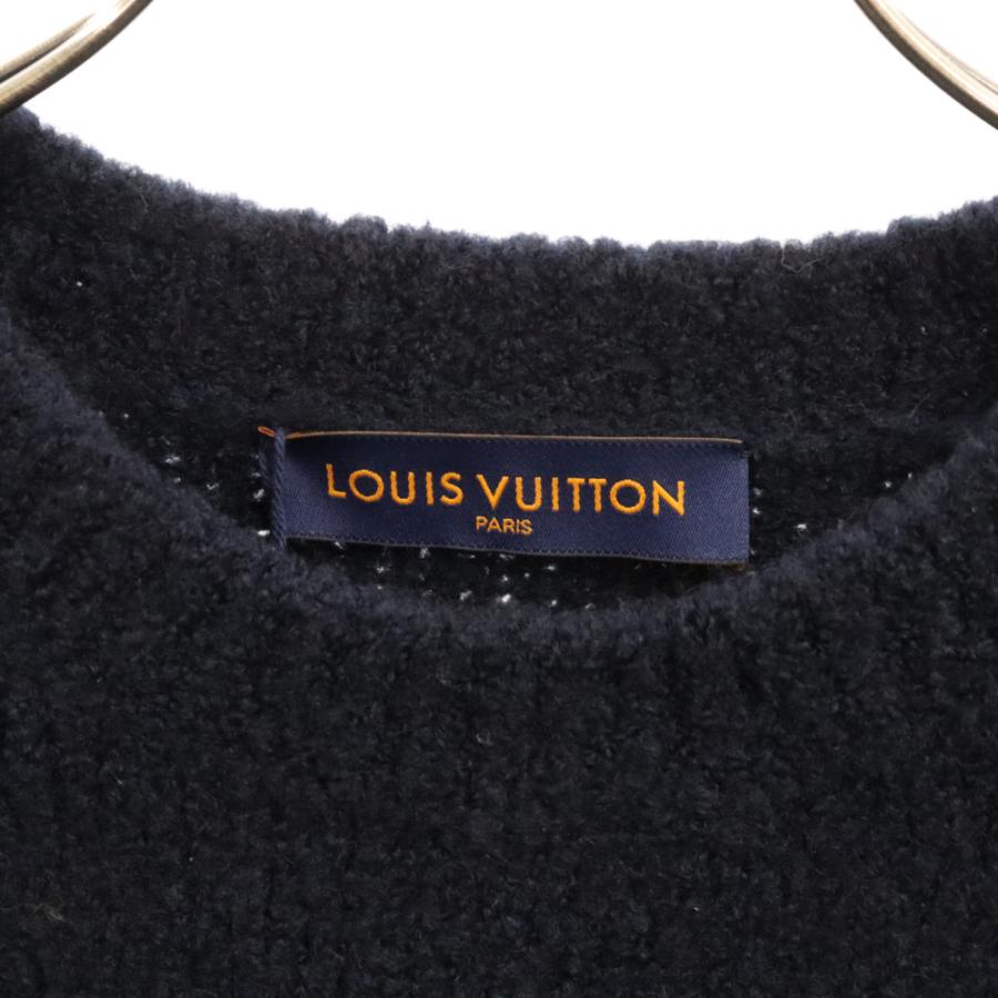 LOUIS VUITTON ルイヴィトン インタルシアクルーネックセーター LOUIS VUITTON ルイヴィトン インタルシアクルーネックセーター