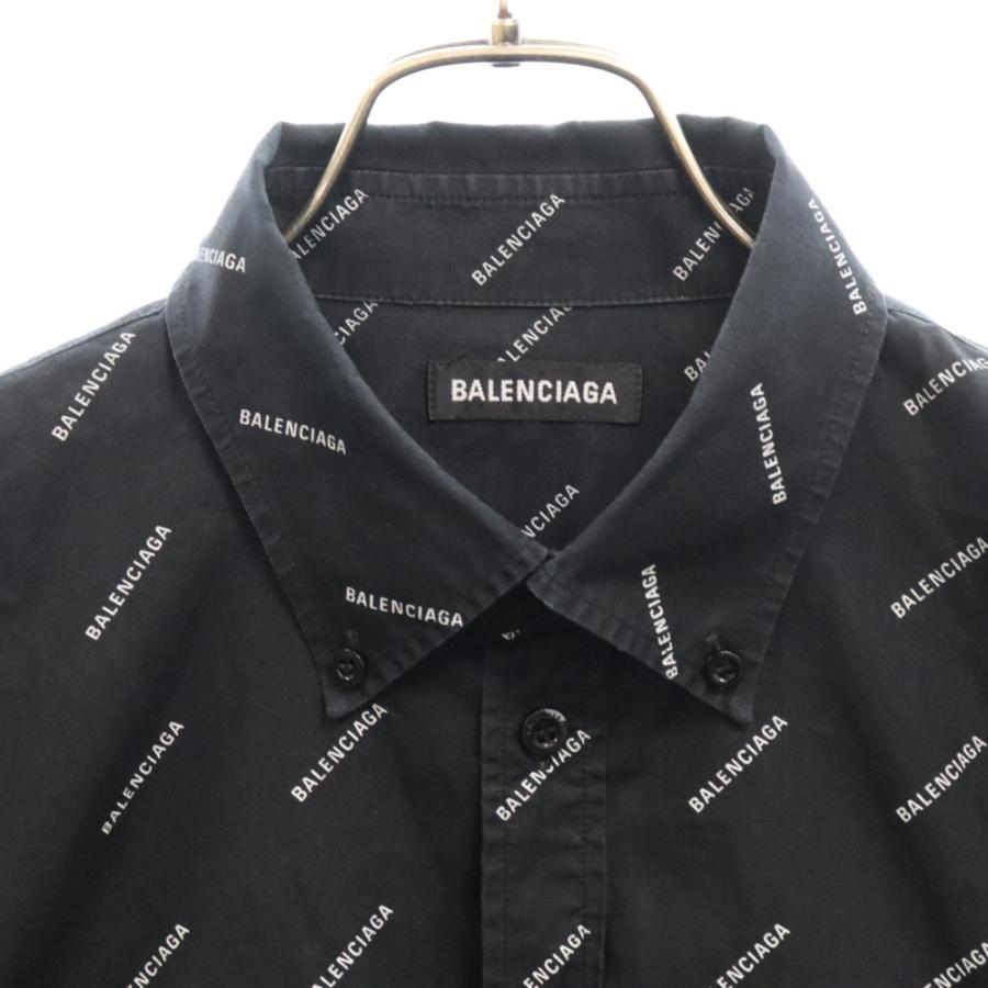 BALENCIAGA バレンシアガ All over Logo Shirt 総柄ロゴ オーバー 
