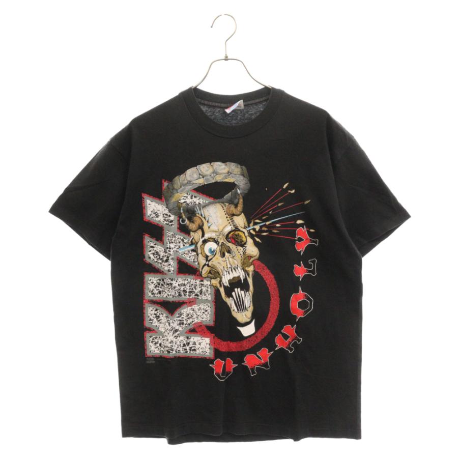 VINTAGE ヴィンテージ KISS UNHOLY PUSHEAD TEE HANES キス アンホリー 