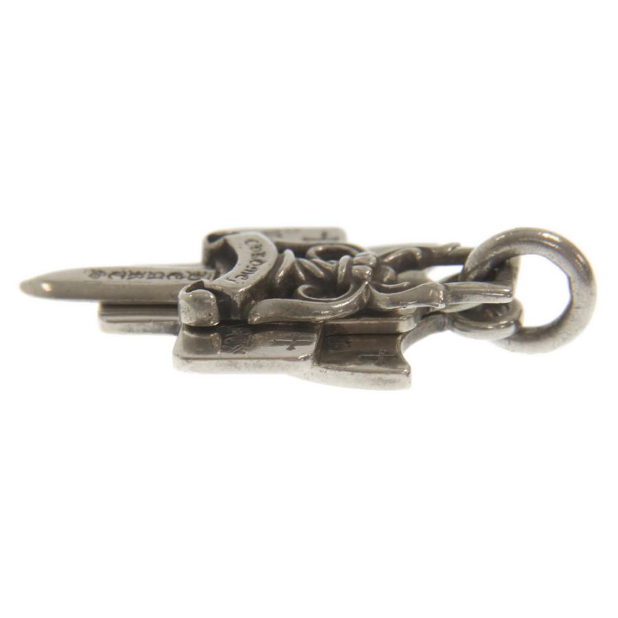 ららら　　　　　　クロムハーツ 3トリンケッツ ペンダント 訳あり CHROME HEARTS（クロムハーツ） 3TRINKETS 3トリンケッツ ネックレス