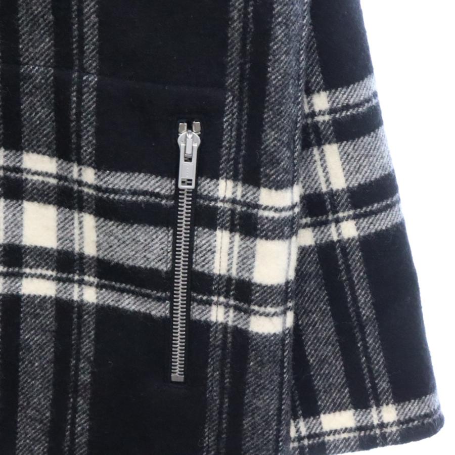 MARNI マルニ チェック柄 ウール ジップアップフーデッドコート MARNI マルニ チェック柄 ウール ジップアップフーデッドコート