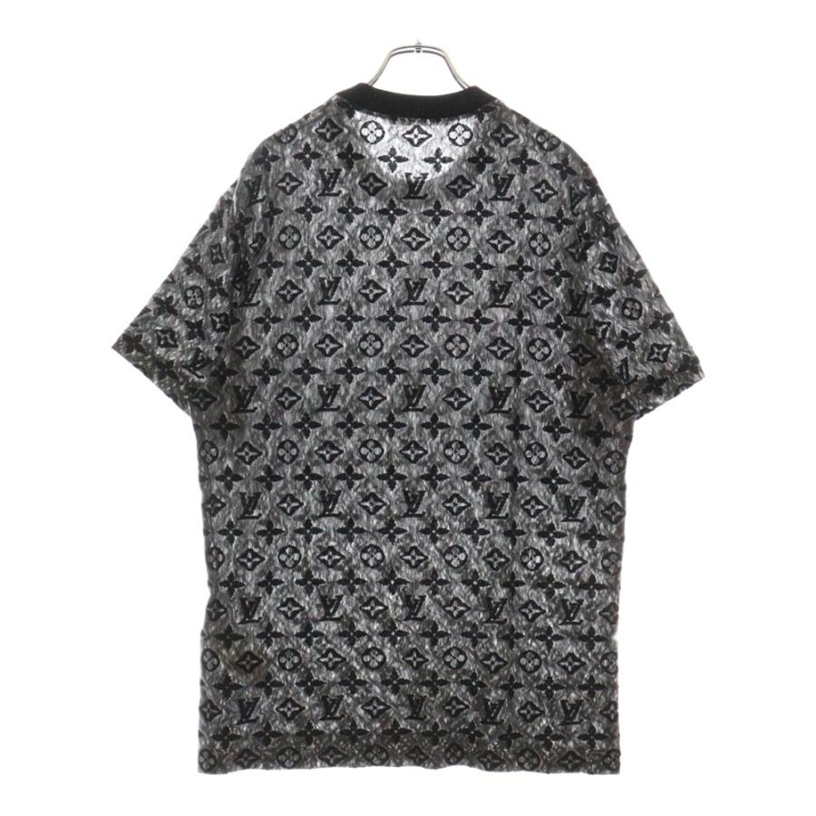 LOUIS VUITTON ルイヴィトン モノグラム 半袖 Tシャツ ブラック LOUIS VUITTON ルイヴィトン モノグラム 半袖 Tシャツ ブラック
