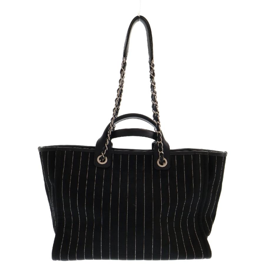 CHANEL シャネル ドーヴィル ライン 2WAY キャンバス トート