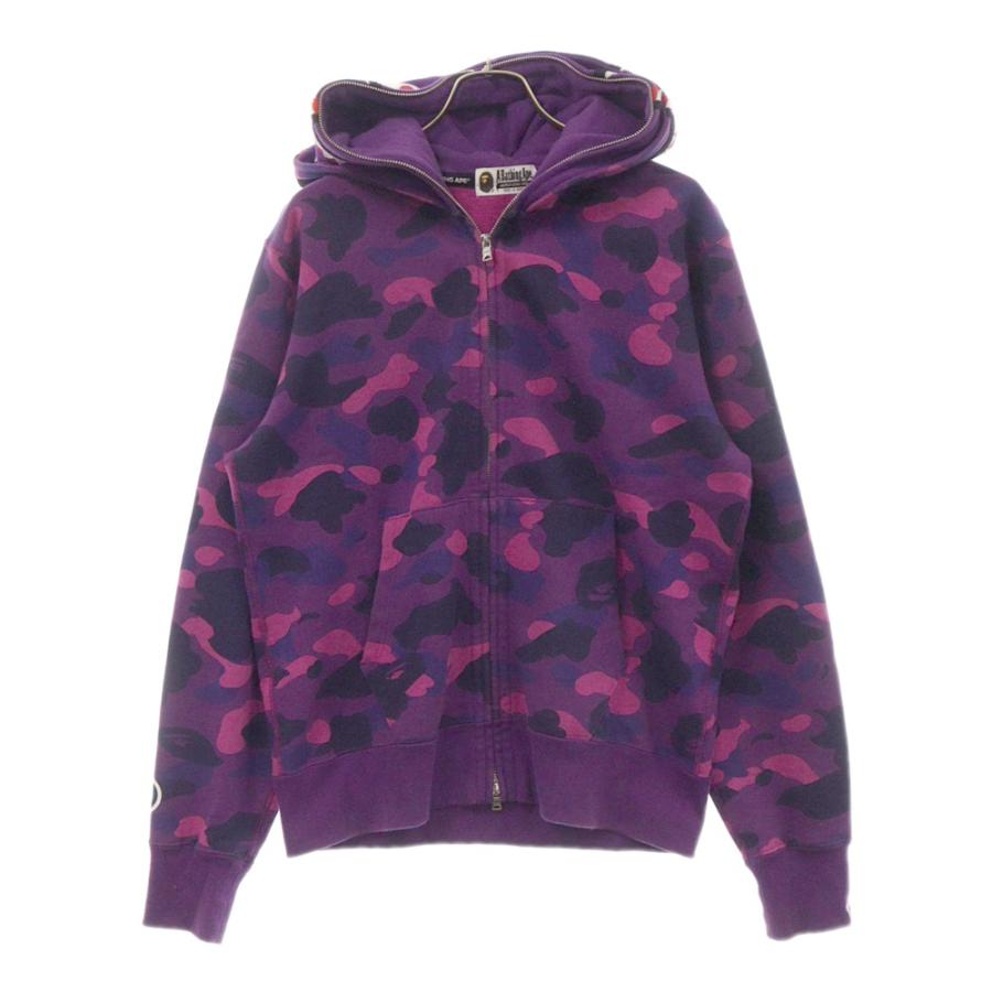 A BATHING APE アベイシングエイプ Camo Shark Full Zip Hoody カモ  