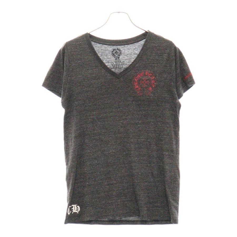 CHROME HEARTS クロムハーツ ホースシュー プリント Vネック 半袖T  