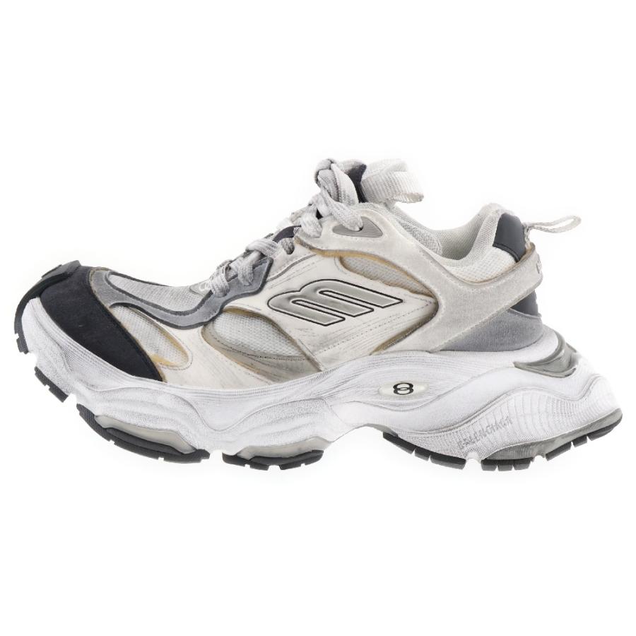BALENCIAGA バレンシアガ 24SS CARGO SNEAKER カーゴ ダメージ加工 ローカット スニーカー 785754 グレー/ホワイト サイズ41  靴 BALENCIAGA（バレンシアガ） 24SS CARGO SNEAKER カーゴ ダメージ加工